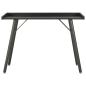 Preview: Schreibtisch Schwarz 90×50×79 cm