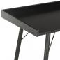 Preview: Schreibtisch Schwarz 90×50×79 cm