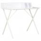 Preview: ARDEBO.de - Schreibtisch Weiß 80x50x84 cm