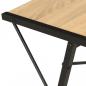 Preview: Schreibtisch mit Regal Schwarz und Eiche 116×50×93 cm
