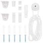 Preview: Verdunkelungsrollo Verdunklungsrollo 80 x 175 cm weiß
