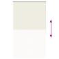 Preview: Verdunkelungsrollo Verdunklungsrollo 80 x 175 cm creme