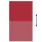 Preview: Verdunkelungsrollo 104,4 x 175 cm, Stoffbreite 100 cm, rot