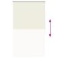 Preview: Verdunkelungsrollo 120 x 175 cm creme