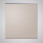 Preview: ARDEBO.de - Verdunkelungsrollo  160 x 175 cm beige