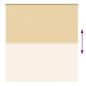 Preview: Verdunkelungsrollo  160 x 175 cm beige