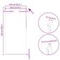 Preview: Verdunkelungsrollo 80 x 230 cm grau
