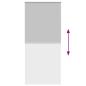 Preview: Verdunkelungsrollo 80 x 230 cm grau
