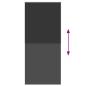 Preview: Verdunkelungsrollo 84,4 x 230 cm, Stoffbreite 80 cm, schwarz