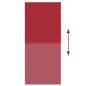 Preview: Verdunkelungsrollo 100 x 230 cm rot