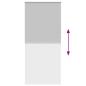 Preview: Verdunkelungsrollo 100 x 230 cm grau