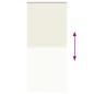 Preview: Verdunkelungsrollo Rollo 120 x 230 cm creme
