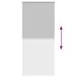Preview: Verdunkelungsrollo 124,4 x 230 cm, Stoffbreite 120 cm, grau