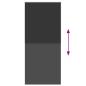 Preview: Verdunkelungsrollo 124,4 x 230 cm, Stoffbreite 120 cm, schwarz