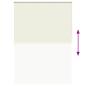 Preview: Verdunkelungsrollo 140 x 230 cm creme