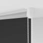 Preview: Verdunkelungsrollo 140 x 230 cm schwarz