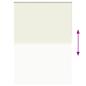 Preview: Verdunkelungsrollo 160 x 230 cm creme