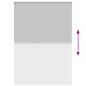 Preview: Verdunkelungsrollo 164,4 x 230 cm, Stoffbreite 160 cm, grau