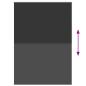Preview: Verdunkelungsrollo 160 x 230 cm schwarz