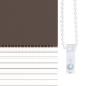 Preview: Zebra-Rollo 50,9 x 100 cm, Stoffbreite 46,7 cm, Kaffeebraun