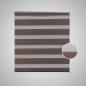 Preview: Doppelrollo 60 x 120 cm braun