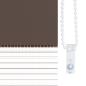 Preview: Zebra-Rollo 80,9 x 175 cm, Stoffbreite 76,7 cm, Kaffeebraun