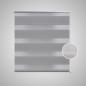 Preview: Doppelrollo Seitenzug 120 x 175 cm grau