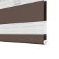 Preview: Doppelrollo 140 x 175 cm coffee