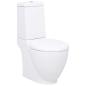 Preview: ARDEBO.de - Keramik-Toilette Abgang Horizontal Weiß