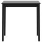 Preview: Bartisch MDF Schwarz 115×55×107 cm 