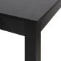 Preview: Bartisch MDF Schwarz 115×55×107 cm 