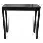 Preview: Bartisch MDF Schwarz 115×55×107 cm 