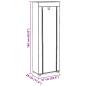 Preview: Schuhschrank Schuhregal 8 Schicht 57 x 29 x 162 cm