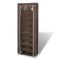 Preview: Schuhschrank Schuhregal 8 Schicht 57 x29 x162 cm Braun