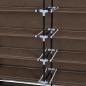 Preview: Stoff Schuhschrank mit Abdeckung 115 x 28 x 110 cm Braun 