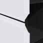 Preview: Modularer Schrank mit 9 Fächern 37×115×150 cm Schwarz und Weiß 