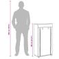 Preview: Schuhschrank Schuhregal Schuhablage 5 Schicht 58 x 28 x 106 cm Schwarz