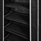 Preview: Schuhschrank Schuhregal Schuhablage 5 Schicht 58 x 28 x 106 cm Schwarz