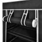Preview: Schuhschrank Schuhregal Schuhablage 5 Schicht 58 x 28 x 106 cm Schwarz