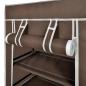 Preview: Schuhschrank Schuhregal Schuhablage 5 Schicht 58 x 28 x 106 cm Braun