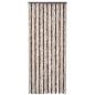 Preview: Insektenschutz-Vorhang Beige und Hellbraun 90x220 cm Chenille