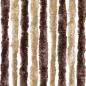 Preview: Insektenschutz-Vorhang Beige und Hellbraun 90x220 cm Chenille