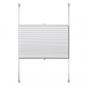 Preview: Plissee Faltrollo Rollo Plisseerollo 40x125cm Weiß