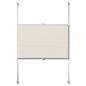 Preview: Plissee Faltrollo Rollo Plisseerollo 70x150cm Creme