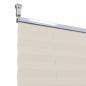 Preview: Plissee Faltrollo Rollo Plisseerollo 70x150cm Creme