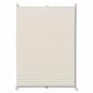 Preview: Plissee Faltrollo Rollo Plisseerollo 70x200cm Creme