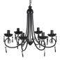 Preview: Pendelleuchte Lampe Leuchte 6 Lampenfassung