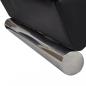 Preview: Chaiselongue Schwarz Kunstleder