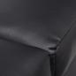 Preview: Chaiselongue Schwarz Kunstleder