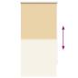 Preview: Verdunklungsrollo Verdunkelungsrollo Rollo 60x120 Beige